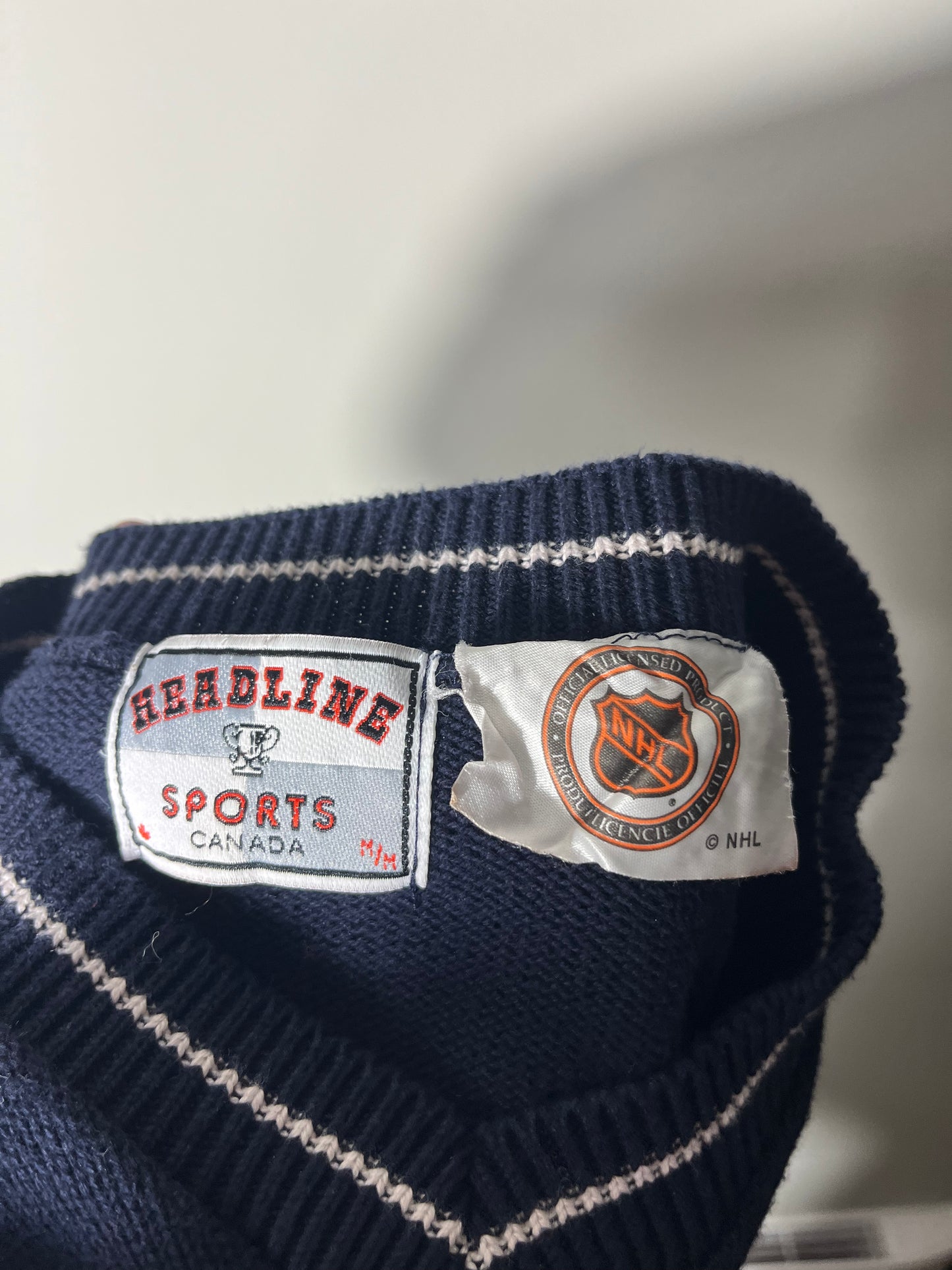 Vintage Montreal Canadians sweater vest