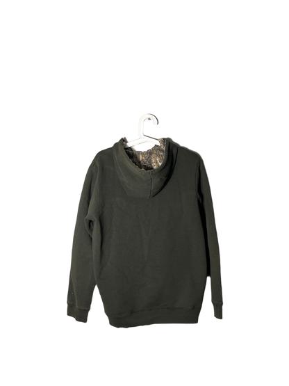 Real tree zip up sweater